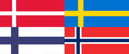 Dänemark, Schweden, Norwegen, Finland